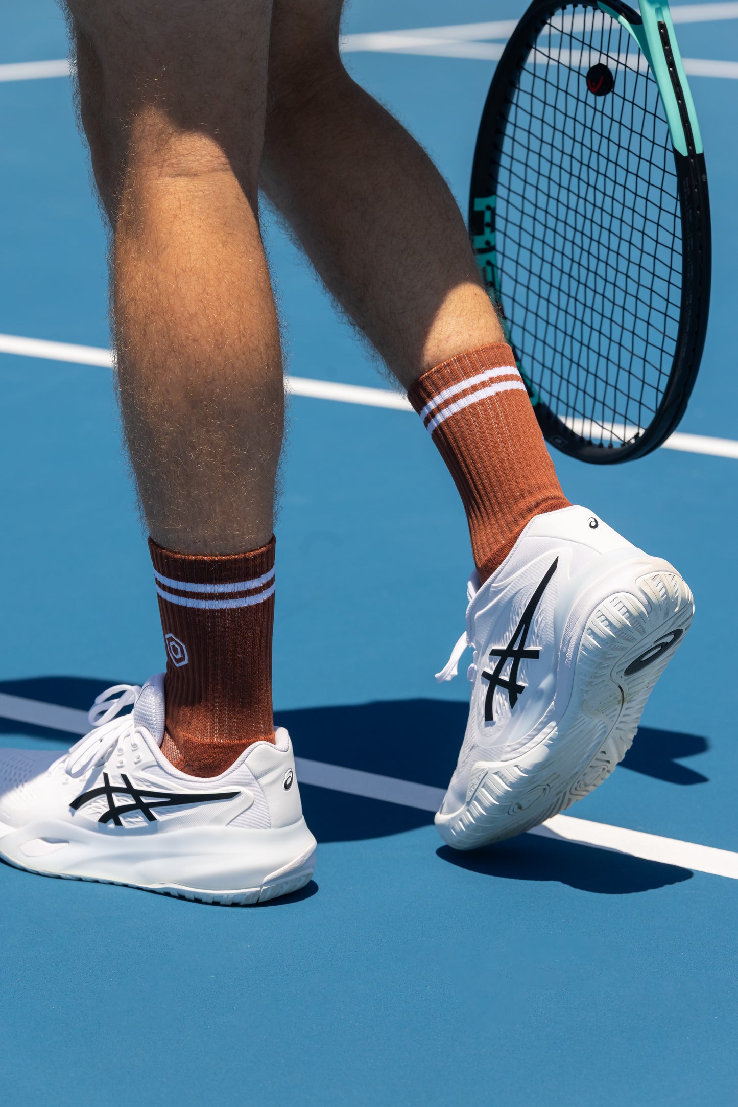 HiveGrip Premium Anti-Slip Tennis Socks | Clay
